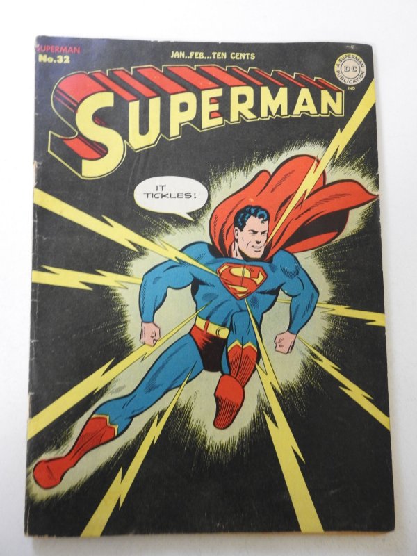 Superman #32 (1945) FN- Condition! rust on staples | Comic Books ...