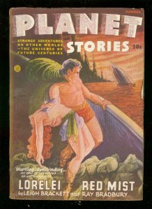 PLANET STORIES-SUM 1946-MILLION YEAR PICNIC-R BRADBURY FN