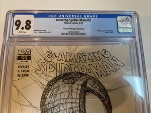 Amazing Spider-Man (2021) # 55 (CGC 9.8 WP) 2nd Print Gleason Variant