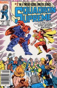 Squadron Supreme #2 (Newsstand) FN ; Marvel | Mark Gruenwald Hyperion