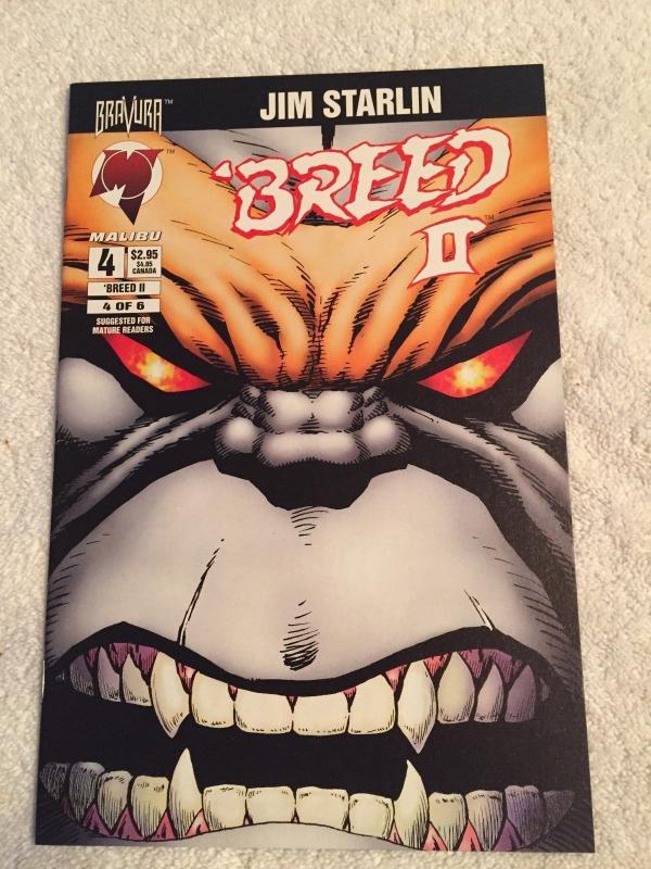 BREED II--HE'S BACK--V1--#'S1,3,4,5--1994--JIM STARLIN