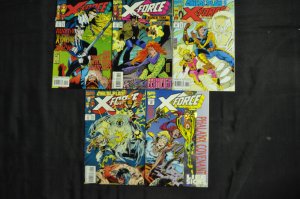 X-FORCE 1981 LOT OF 24 COMICS... RUN#1-10x216-18,21,21,25-33,38   VF - NM