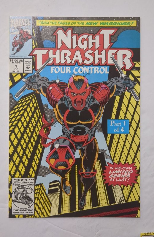 Night Thrasher: Four Control #1-4 (1992) NM- 9.2