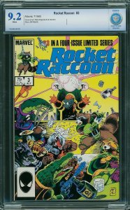 Rocket Raccoon #3 (1985) CBCS 9.2 NM-