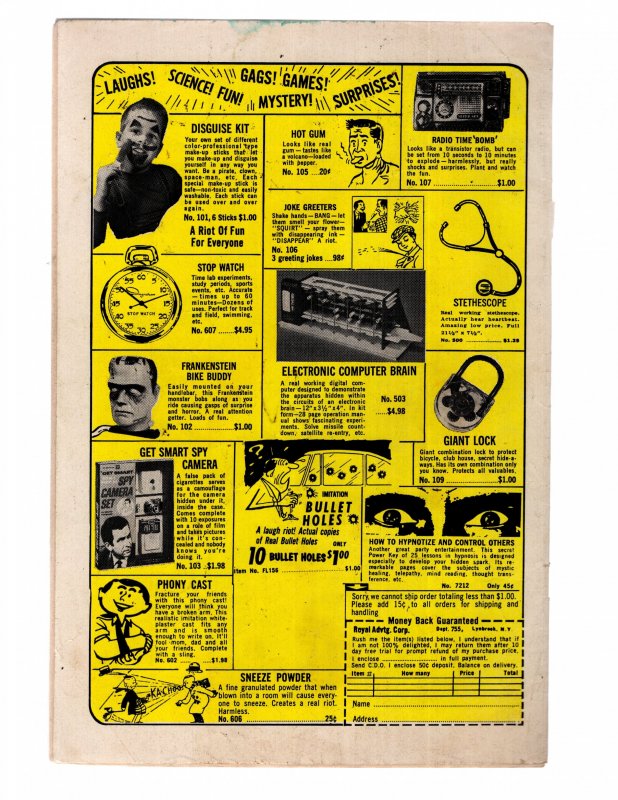 Unknown Worlds #52 (1967) American Comics Group / ID#283