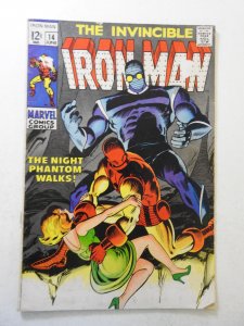 Iron Man #14 (1969) GD/VG Condition tape pull fc