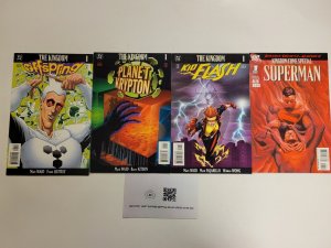 4 DC Comics #1 Offspin + #1 Planet Krypton + #1 Kid Flash + #1 Superman 62 TJ5
