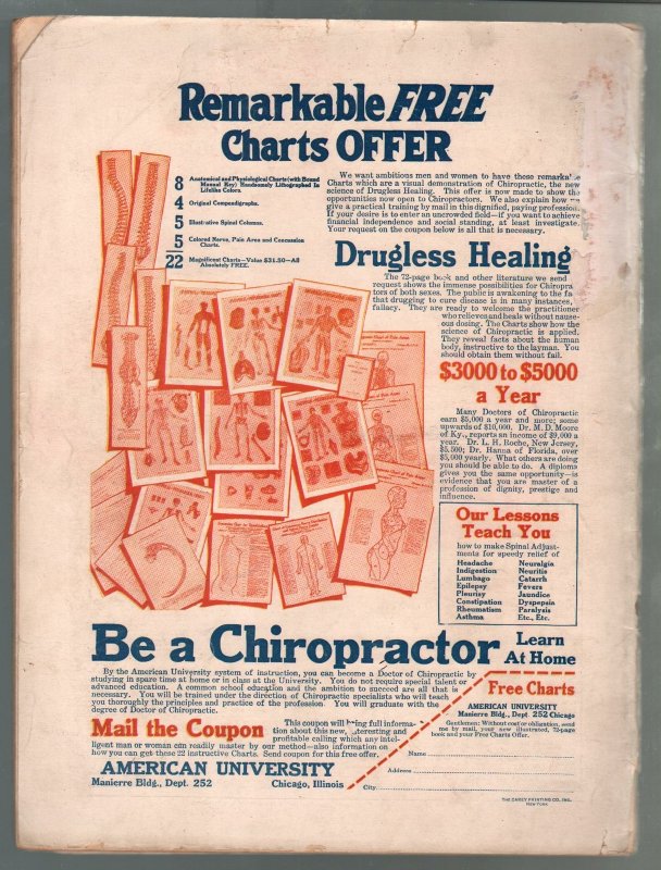 Electrical Experimenter 7/1918-Gernsback-WWI-Thomas Edison-historic-VG