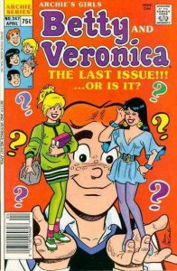 Archie's Girls Betty And Veronica #347 VG ; Archie | low grade comic Last Issue