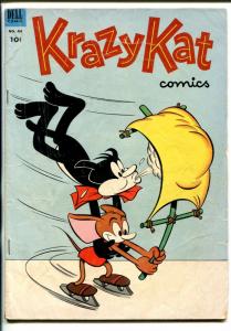 KRAZY KAT #454 1953-DELL-WACKY HUMOR-FUNNY ANIMALS-vg+