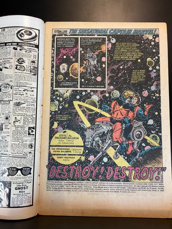 Captain Marvel #43 (1976)