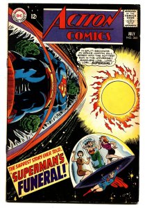 ACTION COMICS #365 comic book 1968- SUPERMAN-DC COMICS FN+