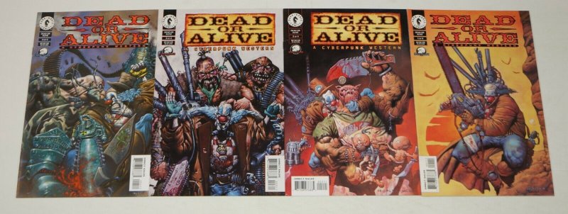 Dead Or Alive: A Cyberpunk Western #1-4 VF/NM complete series ALEX HORLEY weird