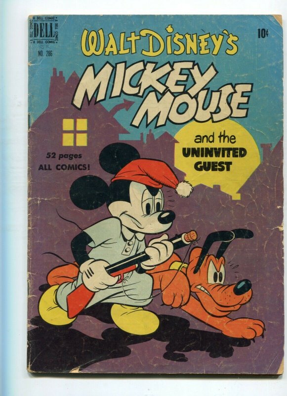 Dell Four Color 286 GD/VG Mickey mouse Uninvited Guest