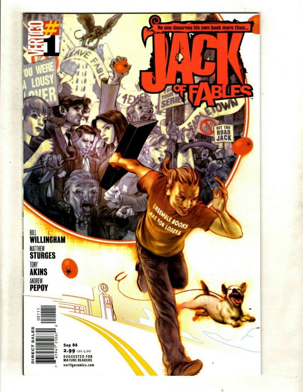 Lot Of 10 Jack Of Fables DC Vertigo Comic Books # 1 2 3 4 5 6 7 8 9 10  CJ6