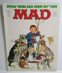 MAD Magazine July 1976 No 184 Arbor Day Issue Various Dogs Comic Gift For Dad