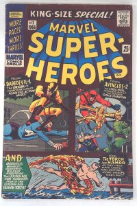 Marvel Super Heroes (1966 series)  #1, Fine+ (Actual scan)