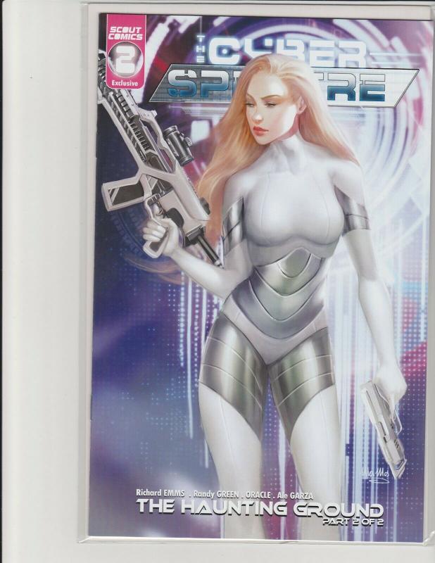 Cyber Spectre #2 Kickstarter Exclusive Cover Ula Mos Scout Comics NM 