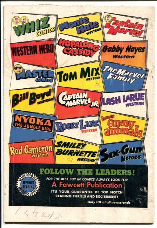 George Pal's Puppetoons #19-1950-puppet cartoon series-Capt Marvel-VG