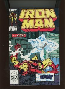 (1989) Iron Man #239: COPPER AGE! UNHOLY GHOST! (9.0/9.2)