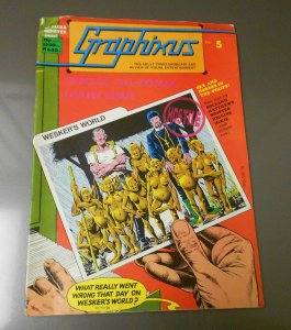 1978 GRAPHIXUS Magazine #5 FN- Brain Bolland UK 68 pgs