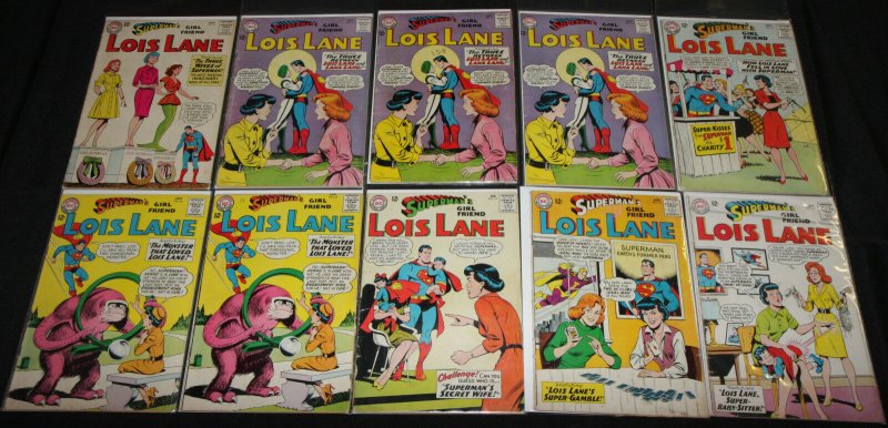 DC Silver-Bronze SUPERMAN TITLES 87 Mid Grade Comics Lot Lois Lane Jimmy Olsen
