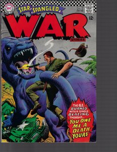 Star Spangled War Stories #133 (DC, 1967) VF- Classic Monster Cover