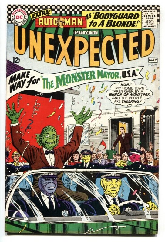 TALES OF THE UNEXPECTED #94 1966-DC-SCI FI Monster Mayor