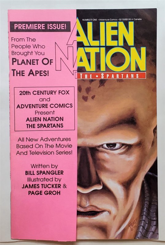 Alien Nation: The Spartans #1/C (July 1990, Adventures) 8.5 VF+