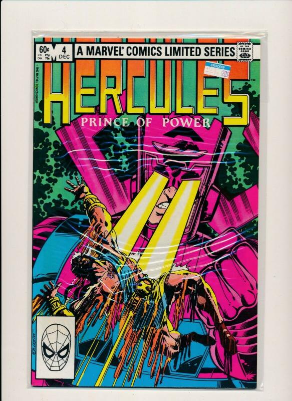 Marvel Comics Mini Series of 4-HERCULES PRINCE OF POWER #1-#4 F/VF 1982 (PF470) 