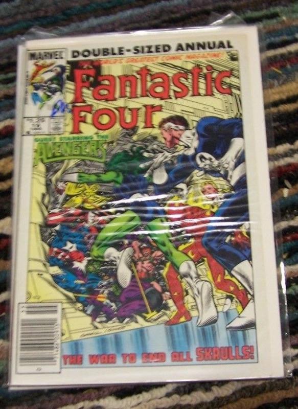 FANTASTIC FOUR annual   #19  1985 marvel avengers kree skrull war