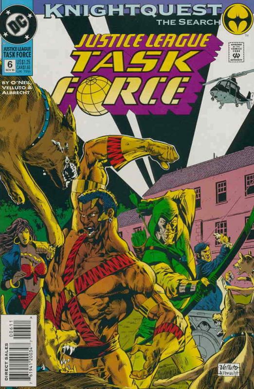 Justice League Task Force #6 VF/NM; DC | save on shipping - details inside