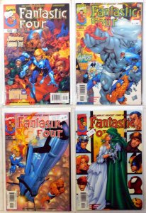Fantastic Four Lot 4 #18, 23, 24, 27 1999 Marvel Invisible Girl Comics