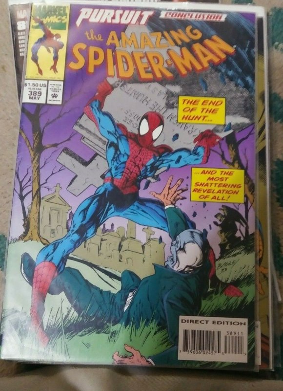 Amazing Spider-Man  # 389 1994 MARVEL disney kraven the hunter  chamelon