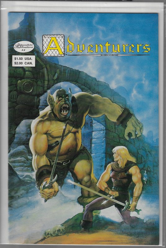 Adventurers #0-10 (Adventure Publications, 1986-1987)  NM Average