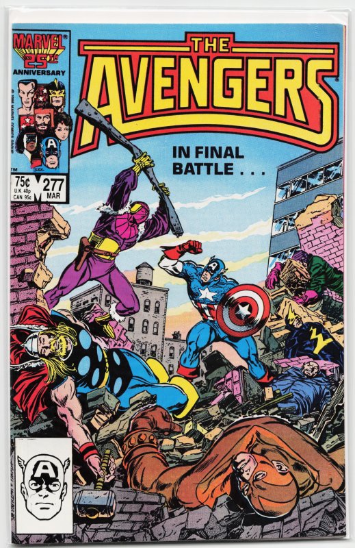 The Avengers #283 Direct Edition (1987) The Avengers