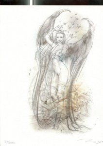 Luis Royo: Fantastic Art (album con litografia numerada 33 de 250 y estuche) ...