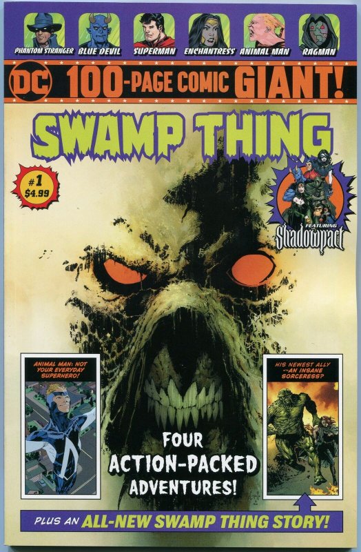 DC 100 Page Giant Comic Walmart Exclusive Swamp Thing #1