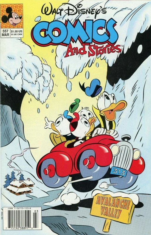 Walt Disney's Comics and Stories #557 (Newsstand) FN ; Disney | Donald Duck Aval