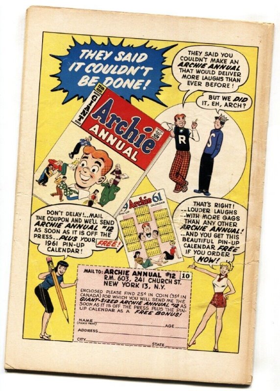 ARCHIE'S MAD HOUSE #6 1960-MLJ/ARCHIE-HORROR ISSUE-comic book 