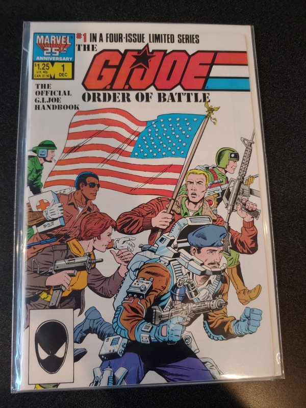 GI Joe Order of Battle #1 Marvel Comics 1986 Series