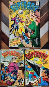 SUPERBOY #149, 150, 152 (DC 1968) Set of 3 NEAL ADAMS Covers / Silver Age Bundle