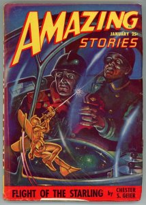 Amazing Stories Pulp Magazine January 1948 Vol. 22 #1 VF 8.0