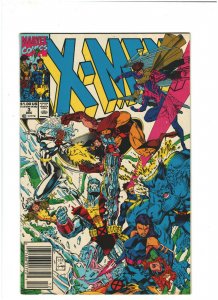 X-Men #3 VF+ 8.5 Newsstand Marvel Comics 1991 Jim Lee art, vs. Magento