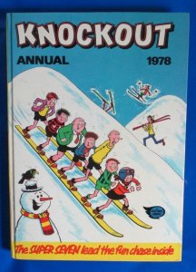 1977 KNOCKOUT ANNUAL 1978 HC VG UK Fleetway