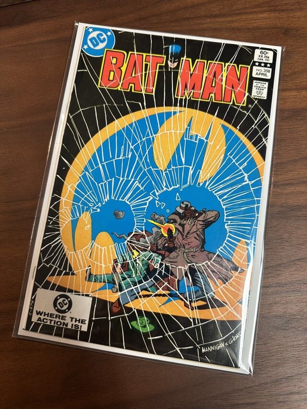 Batman #358 VF+ 1st Full Appearance of Killer Croc! (DC 1983)