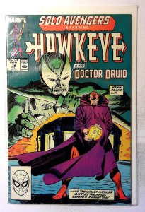 Solo Avengers (Hawkeye) #10 (1988) Marvel Comics Doctor Druid 1st Print Comic