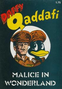 DAFFY QADDAFI  1 ($1.75 cvr) Khadafi, Reagan  comics