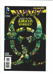 Justice League #36 NM- 9.2 DC Comics New 52 Amazo Virus 2015 