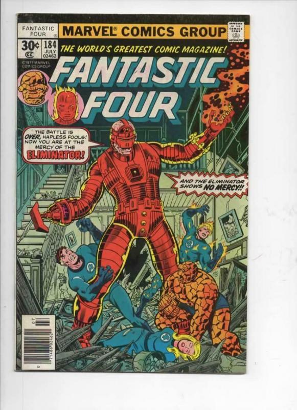 FANTASTIC FOUR #184, VF+, Eliminator, Perez, 1961 1977, more FF in store